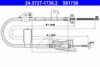 ATE 24.3727-1736.2 Cable, parking brake